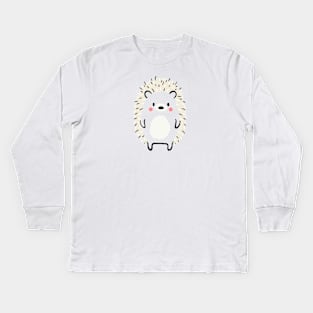 Cartoon Hedgehog Kids Long Sleeve T-Shirt